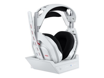 Logitech Astro A50 Gen5 LIGHTSPEED Wireless Gaming Headset + Base Station w  PLAYSYNC AUDIO - White, 939-002229                    , 41840965, Headsets (w/ microphone)
