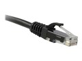 ENET CAT6 550MHz Copper Patch Cable with Boots, Black, 2ft, C6-BK-2-ENC, 41055215, Cables