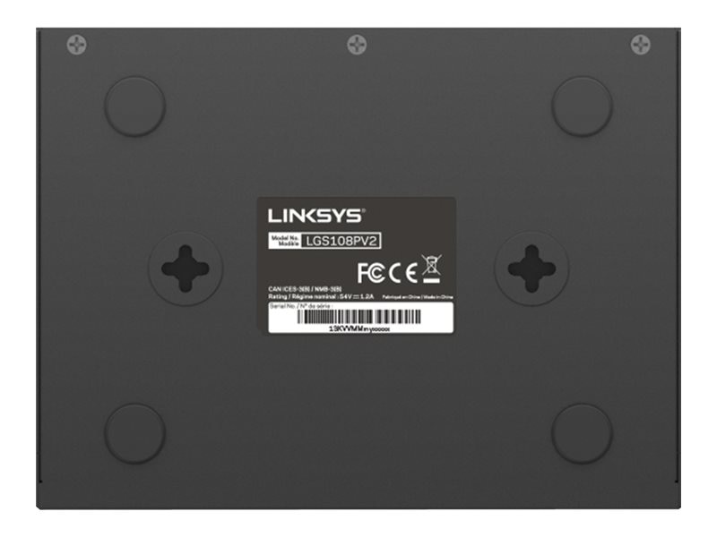 Buy Linksys LGS108P DM WM Unmanaged Switch 4xGbE 4xGbE PoE+ at Connection  Public Sector Solutions