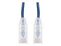 AddOn CAT6 UTP Snagless Slim Copper Patch Cable, Blue, 8ft, ADD-8FSLCAT6-BE, 37232770, Cables