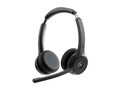 Cisco 722 Wireless Dual-Ear Headset Bundle - Carbon Black, HS-WL-722-BUNA-C, 41549181, Headsets (w/ microphone)