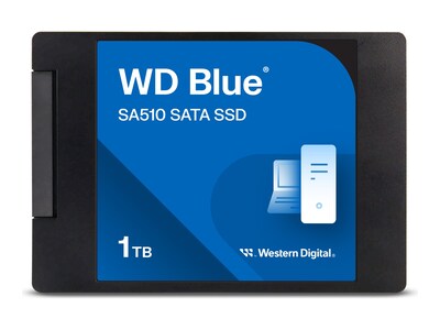 SanDisk 1TB WD Blue SA510 SATA 6Gb s 2.5 7mm Cased Internal Solid State Drive, WDS100T3B0A, 41426626, Solid State Drives - Internal