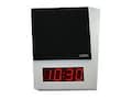 Valcom Surface Mount IP Speaker w  Digital Clock - Gray w  Black Grille, VIP-411A-DS-IC, 17611334, Public Address (PA) Systems