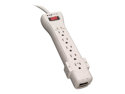 Tripp Lite Protect It! Surge (7) Outlet (5 Transformers) 7ft Cord 2520 Joules, SUPER7TEL, 225653, Surge Suppressors