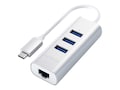 Satechi TYPE-C 2-IN-1 USB 3.0 3 PORT H, ST-TC2N1USB31AS               , 41897418, Network Hubs