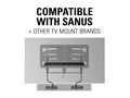 Sanus SOUNDBAR MOUNT HOLDS UP TO 20, SASB1-B1                      , 41892123, Monitor & Display Accessories