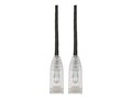 Tripp Lite CAT6 UTP Snagless Slim Molded Patch Cable, Black, 10ft