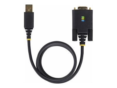 StarTech.com USB Type A to DB9 RS-232 Null Modem Serial Adapter Cable w  Interchangeable Screws Nuts, 3.3ft, 1P3FFCNB-USB-SERIAL, 41760388, Cables