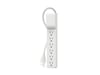 Belkin 6-Outlet 720J Straight Plug Surge Protector w  6ft Cord - White , BE106000-06-CM, 10461142, Surge Suppressors