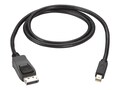 Black Box Mini DisplayPort to DisplayPort M M Cable, 3ft, ENVMDPDP-0003-MM, 32991996, Cables