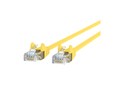Belkin CAT5E 24AWG 350MHz RJ45 M M UTP Snagless PVC Ethernet Patch Cable, Yellow, 10ft, A3L791-10-YLW-S, 40826, Cables