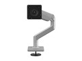 Humanscale M8.1 Arm, Bolt-Through Mount, Angled Link Dynamic Link, Standard Monitor Tilt, Silver, M81NTNBSBTB, 41774707, Stands & Mounts - Desktop Monitors