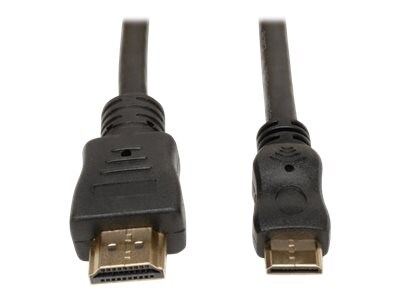 Tripp Lite HDMI to Mini HDMI M M Cable with Ethernet, Black, 10ft, P571-010-MINI, 18466431, Cables