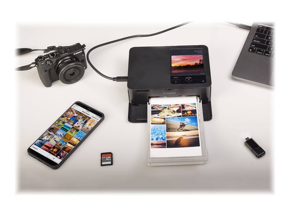 Canon SELPHY CP1500 Wireless Compact Photo Printer - Thumbnail 4