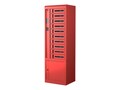 Bretford Manufacturing TECHGUARD 10 Bay KYPD 2X USB Red S W Sub , TCLAKS600EF33, 37056913, Battery Chargers