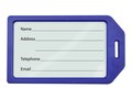 Brady BLUE, RIGID LUGGAGE TAG CARD H, 1840-6202                     , 42076920, Office Supplies