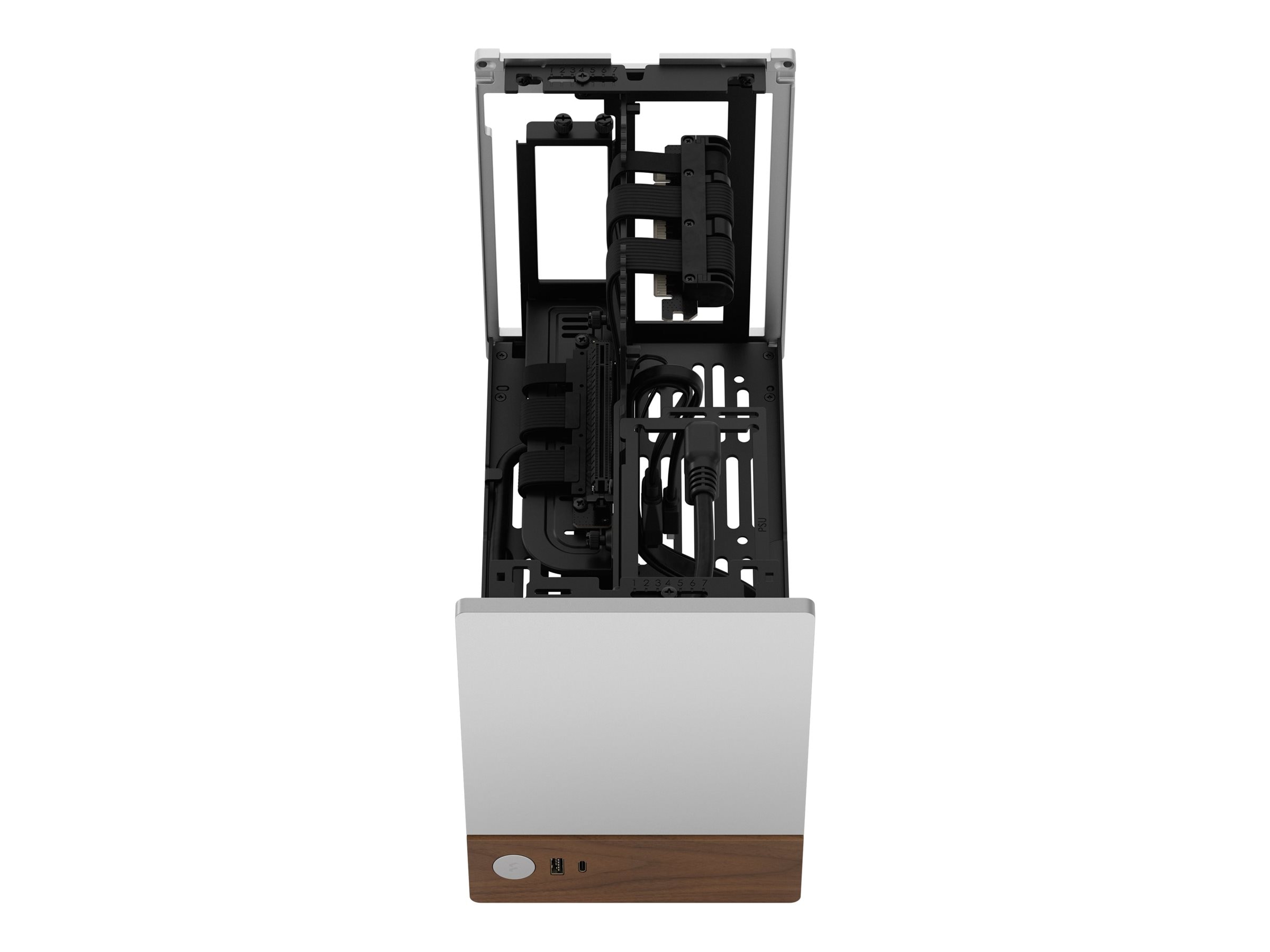 Buy Fractal Design Terra Silver ITX w PCIe 40 at Connection