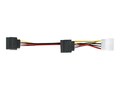 iStarUSA Molex to 2X SATA Y-Cable , ATC-Y-M2S, 41130399, Cables
