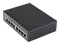 StarTech.com 30W IP-30 Industrial 8 Port Gigabit Power Over Ethernet PoE+ Network Switch, TAA, IESC1G80UP, 41175723, Network Switches