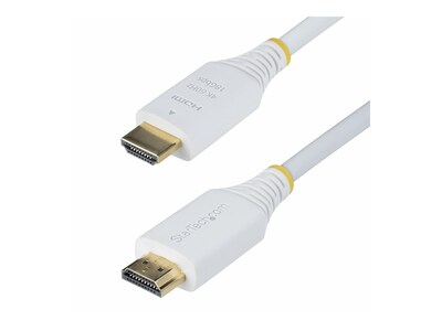 StarTech.com 4K 60Hz 18Gbps Premium Certified High Speed HDMI 2.0 Cable, White, 6ft, HDMI2-CABLE-4K60-6FW          , 41931925, Cables
