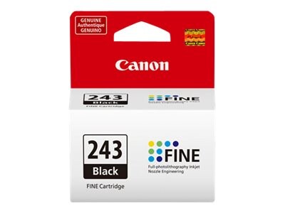 Canon PG-243 Pigment Black Ink Cartridge, 1287C001, 32723431, Ink Cartridges & Ink Refill Kits - OEM