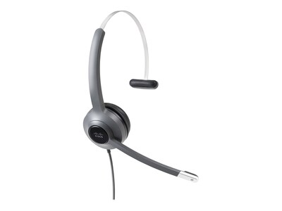 Cisco 521 Wired Single Headset w  3.5mm Connector & USB Adapter, CP-HS-W-521-USB=, 36233367, Headsets (w/ microphone)