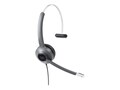 Cisco 521 Wired Single Headset w  3.5mm Connector & USB Adapter, CP-HS-W-521-USB=, 36233367, Headsets (w/ microphone)