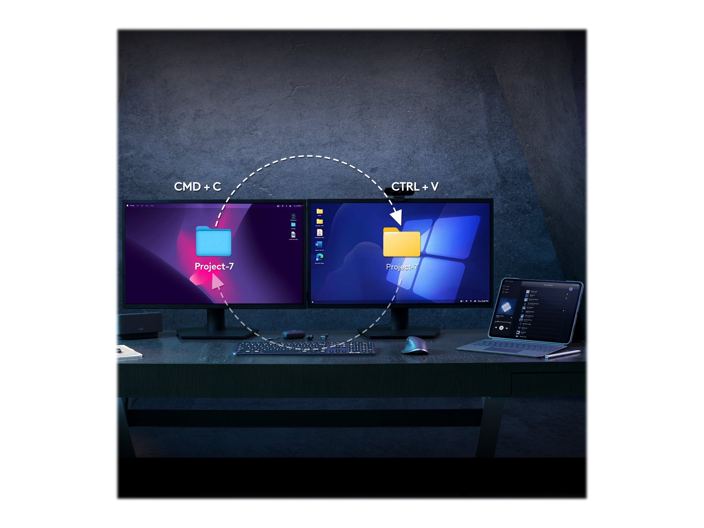 Logitech MX Keys S Combo and MX Brio Webcam - Thumbnail 4
