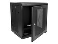 StarTech.com 12U 19 Wall Mount Network Cabinet - 20 Deep Hinged Locking IT Rack Enclosure with Shelf, RK1224WALHM, 34340388, Racks & Cabinets