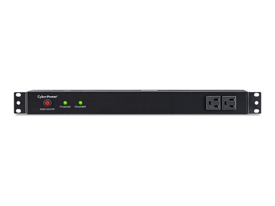 CyberPower Rackbar Surge Protector 120V 15A 1U RM 3600 Joules 5-15P Input 15-foot Cord (10) 5-15R Outlets, RKBS15S2F8R, 12425487, Surge Suppressors CyberPower Rackbar Surge Protector 120V 15A 1U RM 3600 Joules 5-15P Input 15-foot Cord (10) 5-15R Outlets, RKBS15S2F8R, 12425487, Surge Suppressors