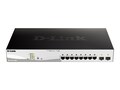 D-Link DGS-1210-10MP Desktop L2+ Smart Switch 128MB RAM 32MB Flash 8xGbE PoE 2xGbE SFP 1xPSU, DGS-1210-10MP, 34636162, Network Switches
