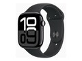 Apple Watch Series 10 GPS 46mm Jet Black Aluminum Case with Black Sport Band - M L, MWWQ3LW/A                     , 41838561, Wearable Technology - Apple Watch Series 6-7