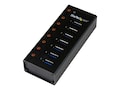 StarTech.com 7-Port USB 3.0 Hub, Metal Enclosure, Desktop Wall-Mountable, ST7300U3M, 18386984, USB & Firewire Hubs