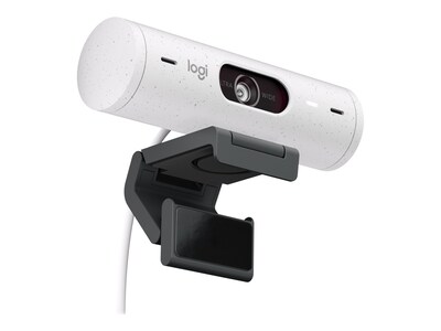 Logitech Brio 500 Full HD 1080p Webcam - Off White, 960-001427, 41518239, WebCams & Accessories