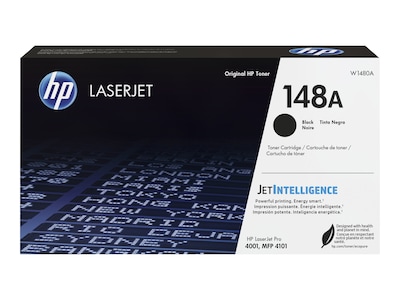 HP 148A (W1480A) Black Original LaserJet Toner Cartridge, W1480A, 41499595, Toner and Imaging Components - OEM