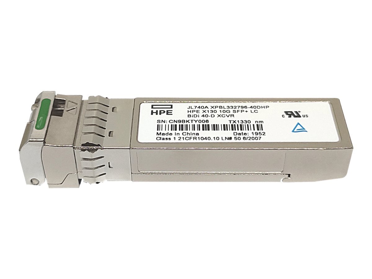 HPE X130 10G SFP+ LC BiDi 40km-Downlink Transceiver