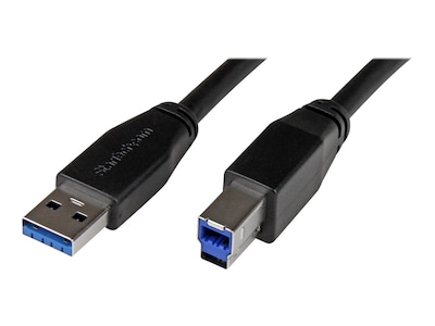 StarTech.com Active USB 3.0 Type A to USB Type B M M Cable, Black, 10m, USB3SAB10M, 26551011, Cables StarTech.com Active USB 3.0 Type A to USB Type B M M Cable, Black, 10m, USB3SAB10M, 26551011, Cables