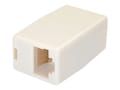 StarTech.com Cat5e RJ45 Modular Inline Coupler, Beige, 10-Pack, RJ45COUP10PK, 18121311, Cable Accessories