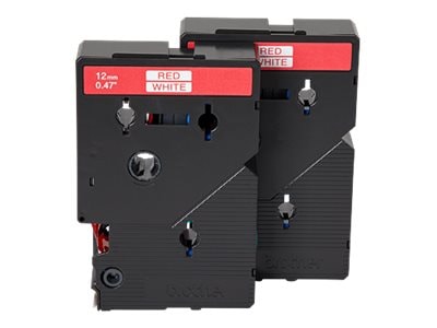 Brother 1 2 Red on White, 2-Pack, TC21, 213761, Paper, Labels & Other Print Media Brother 1 2 Red on White, 2-Pack, TC21, 213761, Paper, Labels & Other Print Media