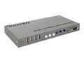 Gefen 4K Ultra HD HDMI and VGA KVM over IP, Receiver Unit, EXT-UHDV-KA-LANS-RX, 33871777, KVM Displays & Accessories