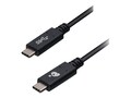 IOGEAR USB-C to USB-C 5Gbps Cable, Black, 2m, G2LU3CCM12E, 36117614, Cables