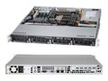 Supermicro SuperServer Barebones 1U RM Xeon E5-2400 Family(x2) Max.192GB DDR3 4x3.5 HS Bays PCIe GNIC 350W, SYS-6017B-MTLF, 14765080, Servers