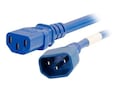 C2G Power Cord IEC 320-C14 to IEC 320-C13 14AWG, Blue, 6ft, 17552, 32999197, Power Cords C2G Power Cord IEC 320-C14 to IEC 320-C13 14AWG, Blue, 6ft, 17552, 32999197, Power Cords
