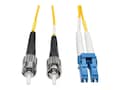 Tripp Lite Fiber Optic Cable, LC-ST, 8.3 125, Duplex Singlemode, 1m, N368-01M, 7373088, Cables Tripp Lite Fiber Optic Cable, LC-ST, 8.3 125, Duplex Singlemode, 1m, N368-01M, 7373088, Cables