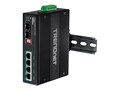 TRENDnet 6-Port GbE PoE+ DIN-Rail Switch, TI-PG62B, 33529656, Network Switches
