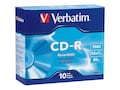 Verbatim 52x 700MB 80min. Branded CD-R Media (10-pack Soft Case), 94935, 10020030, CD Media