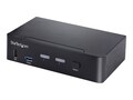 StarTech.com 2 Port 4K 60Hz KVM USB-C DisplayPort Switch w  3.5mm Audio and USB 3.2 Gen1 Hub, SV231DPUCA, 41547280, KVM Switches