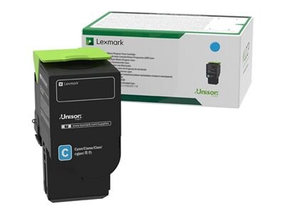 Lexmark Cyan High Yield Return Program Toner Cartridge for C2325dw, C2425dw, C2535dw, MC2325adw, MC2425adw, C231HC0, 35767623, Toner and Imaging Components - OEM