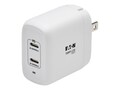 Tripp Lite USB C WALL CHARGER DUAL-PORT, U280-W02-40C2-G, 41302215, AC Power Adapters (external)