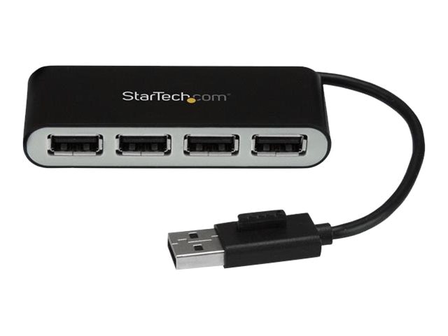 Prelude lejesoldat F.Kr. Buy StarTech.com 4 Port USB 2.0 Multi Port Travel Hub with Cable at  Connection Public Sector Solutions